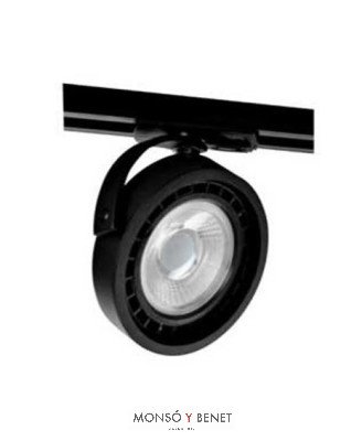 FOCO CARRIL GU10 AR111 PC-915 N NEGRO