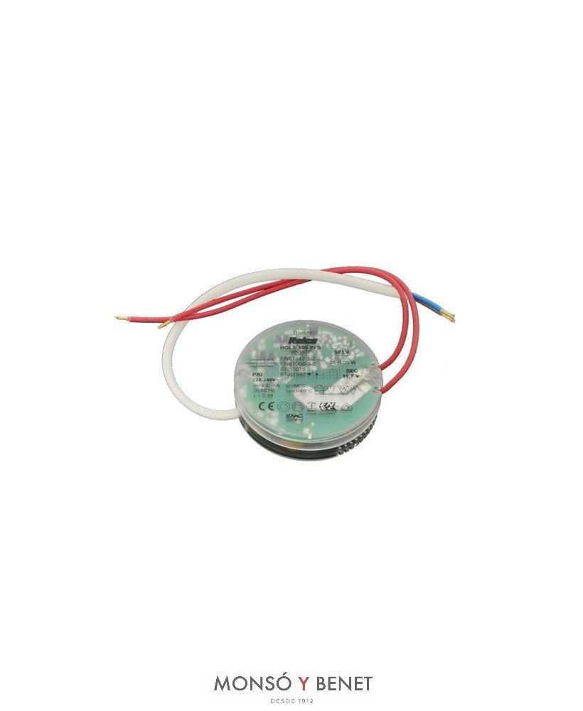 TRAFO ELECT.12V-105W.ROUND-105