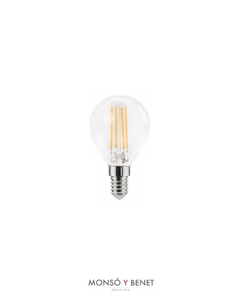 BOM.LED.ESFERICA Ø45mm CLARA REGULABLE 04EDM27 2700K E14