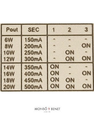 DRIVER LED CORRIENTE CONSTANTE UNIVERSAL 20W SLT-205