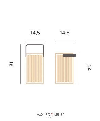 LINTERNA SOBREMESA USB SOLAR OKINAWA-SC