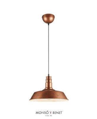 COLGANTE TECHO METAL LM-3462 MO COBRE DESGASTADO