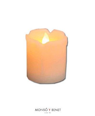VELA CERA LLAMA VACILANTE LED V-52452