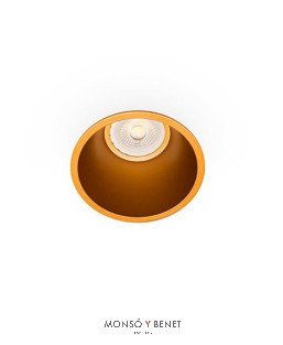 ARO FIJO BAJA LUMINANCIA FRESH IP44 GU10 ORO MATE
