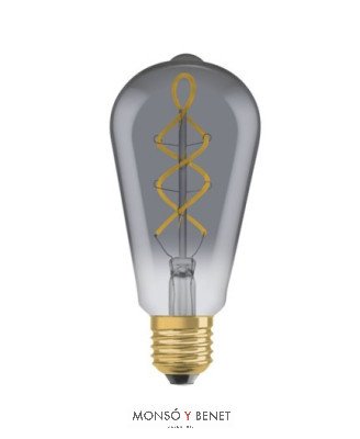 BOMBILLA LED RUSTIKA ST64 5W AHUMADA 05RUH1 E27 1800K