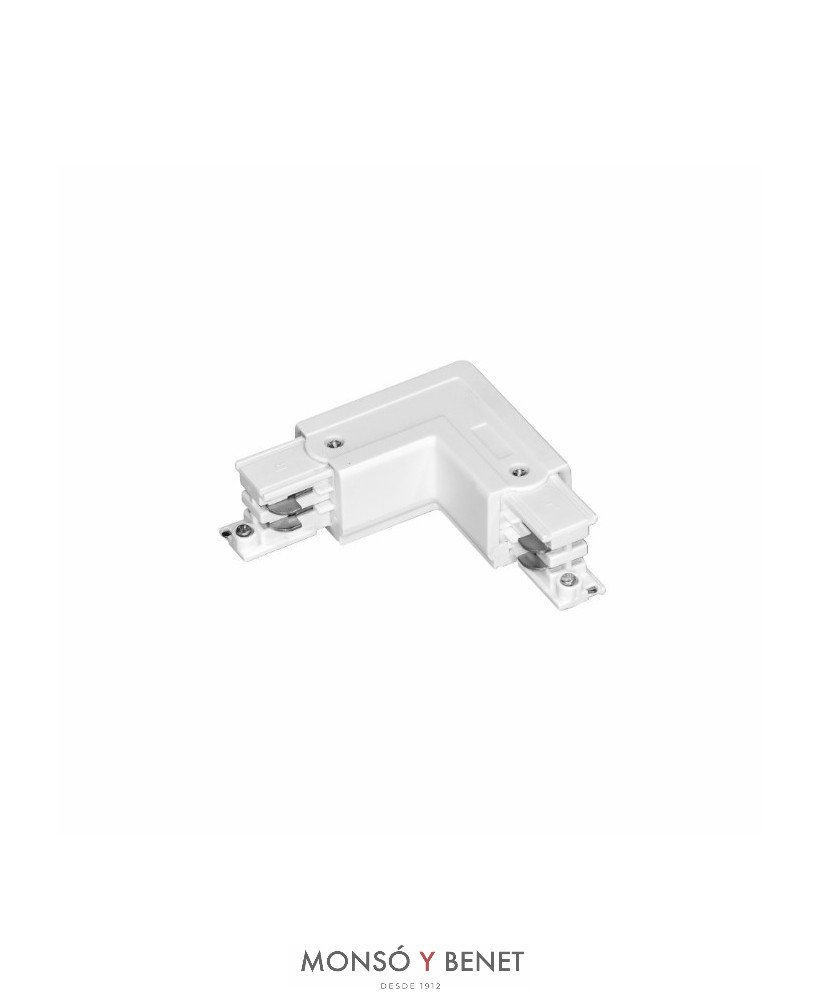 CODO GIRO DERECHA GUIA INTERIOR EUTRAC 97015 BLANCO