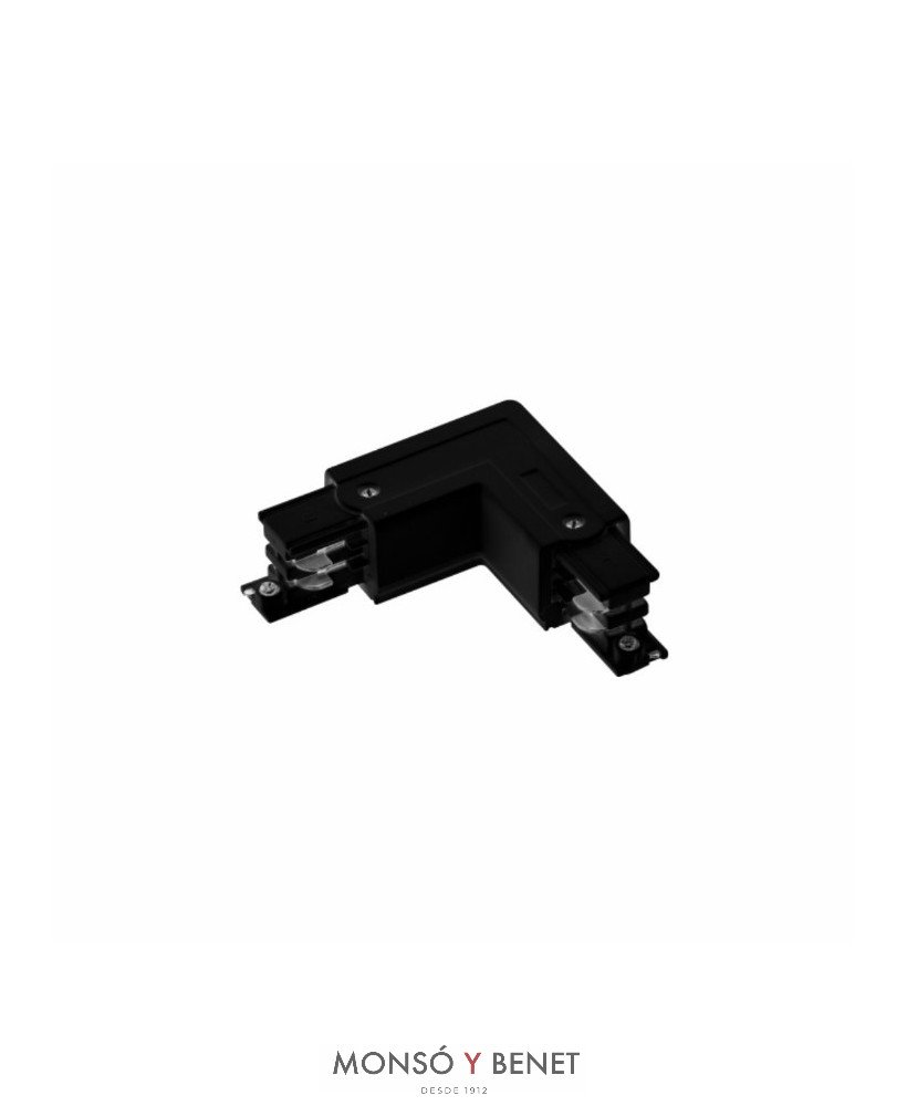 CODO GIRO DERECHA GUIA INTERIOR EUTRAC 97015 NEGRO