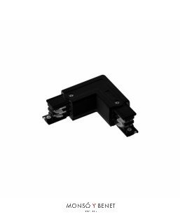 CODO GIRO IZQUIERDA GUIA EXTERIOR EUTRAC 97016 NEGRO