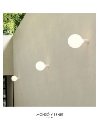 PORTALAMPARAS ZOCALO ROSCA E-27 620IP44 BLANCO