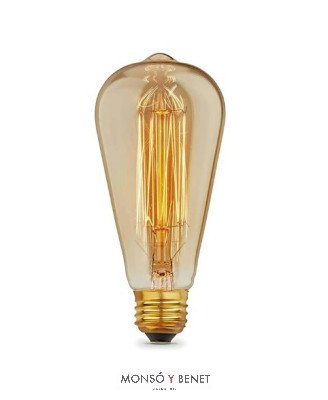 BOMBILLA CLAS1C DECO RUSTIKA E27