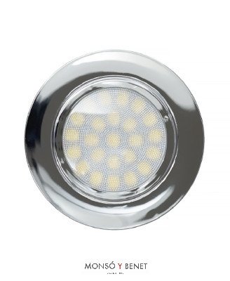 ARO FIJO LED AES-242 CROMO BRILLO