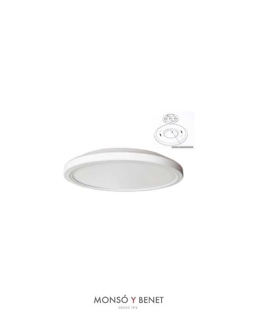 PLAFON REDONDO LED 18W BLANCO CCT PMR-573