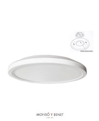 PLAFON REDONDO LED 24W BLANCO CCT PMR-574