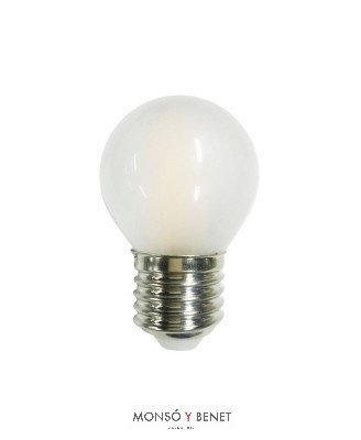 BOMBILLAS LED E27 ESFERICA MATE 04EMN2 2K
