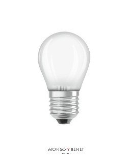 BOMBILLA LED ESFERICA 3.4W MI. OSRAM 03ERN4 E27 4000K