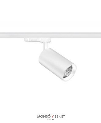 FOCO CARRIL ORIENTABLE RECAMBIABLE 1xGU10 FC-398 BLANCO