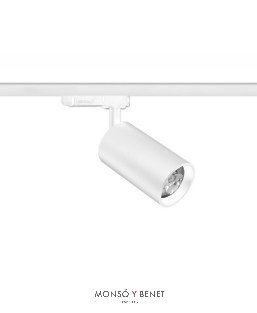 FOCO CARRIL ORIENTABLE RECAMBIABLE 1xGU10 FC-398 BLANCO