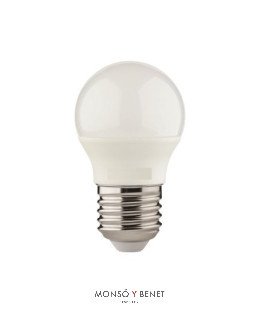 BOMBILLA LED ESFERICA MATE 06ESN6 E27 6500K