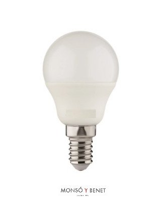 BOMBILLA LED ESFERICA MATE 05ESM6 E14 6500K