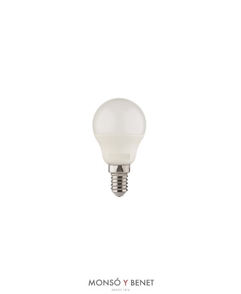 BOMBILLA LED ESFERICA MATE 05ESM2 E14 2700K