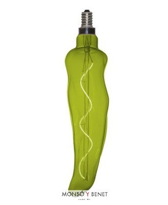 BOMBILLA LED PEPERONE XL DIMABLE 05PPNV E27 VERDE