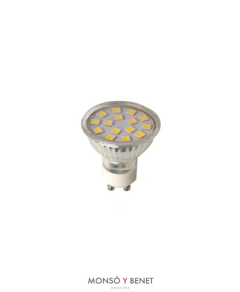 BOMBILLA LED 20 DICROICA 50mm. 230.GU10 020DLU