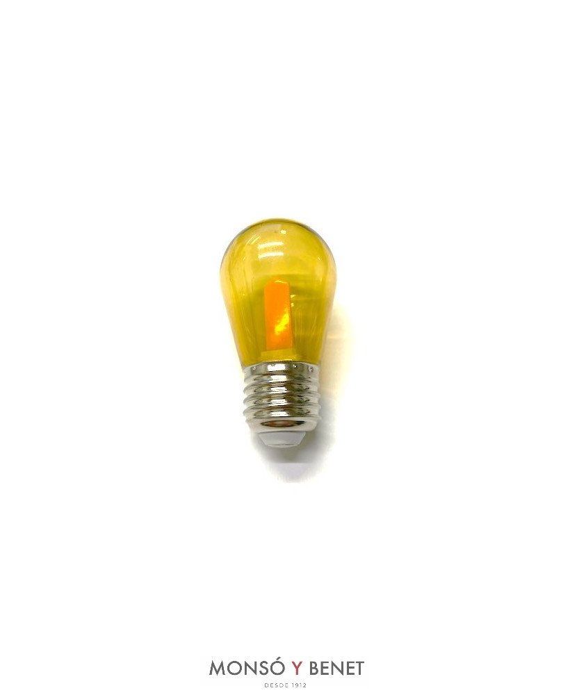 BOMBILLA PLASTICO LED LLAMA 230V 0.5W 01ELLN1 E27 1300K