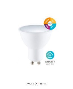 BOMBILLA LED SMART DIMABLE RGBW 230V 6W GU10
