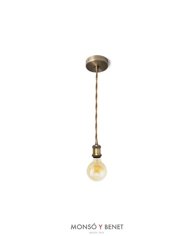 COLGANTE LAMPARA ART ORO VIEJO