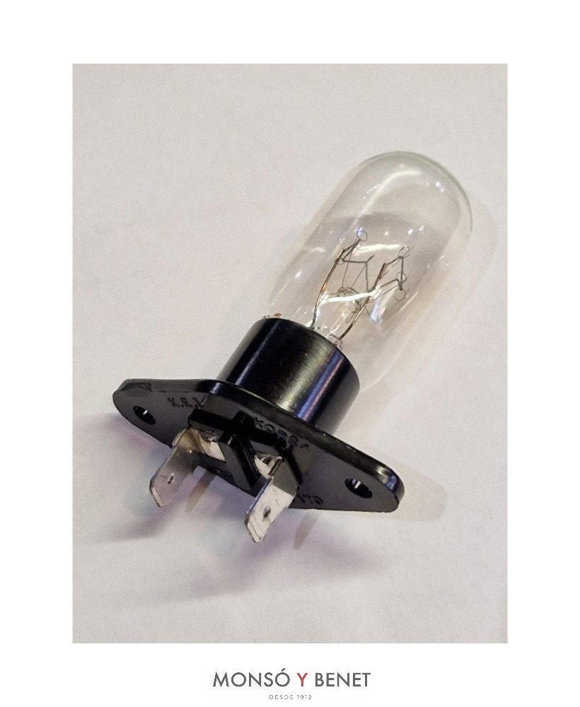 BOMBILLA TUBULAR T22 MICROONDAS 230V 25W PHENOLIC BL