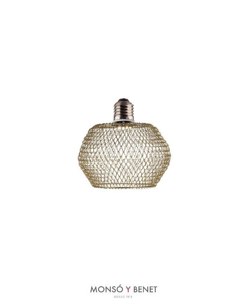 BOMBILLA LED CON PANTALLA MALLA ROMBOIDAL LCM953D E27 3000K
