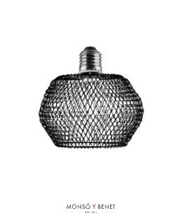 BOMBILLA LED CON PANTALLA MALLA ROMBOIDAL LCM953N E27 3000K