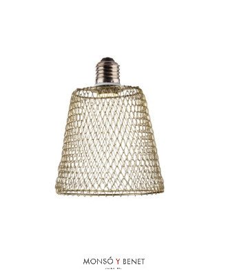 BOMBILLA LED CON PANTALLA MALLA CONICA LCM963D E27 3000K