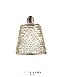 BOMBILLA LED CON PANTALLA MALLA CONICA LCM963D E27 3000K