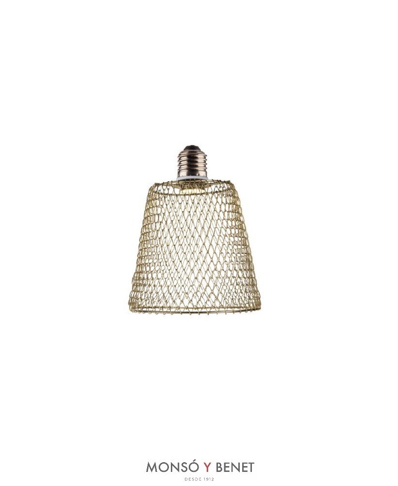 BOMBILLA LED CON PANTALLA MALLA CONICA LCM963D E27 3000K