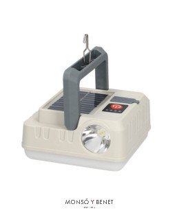 LINTERNA COLGANTE LED PLAFON Y FOCO SOLAR USB LS-842