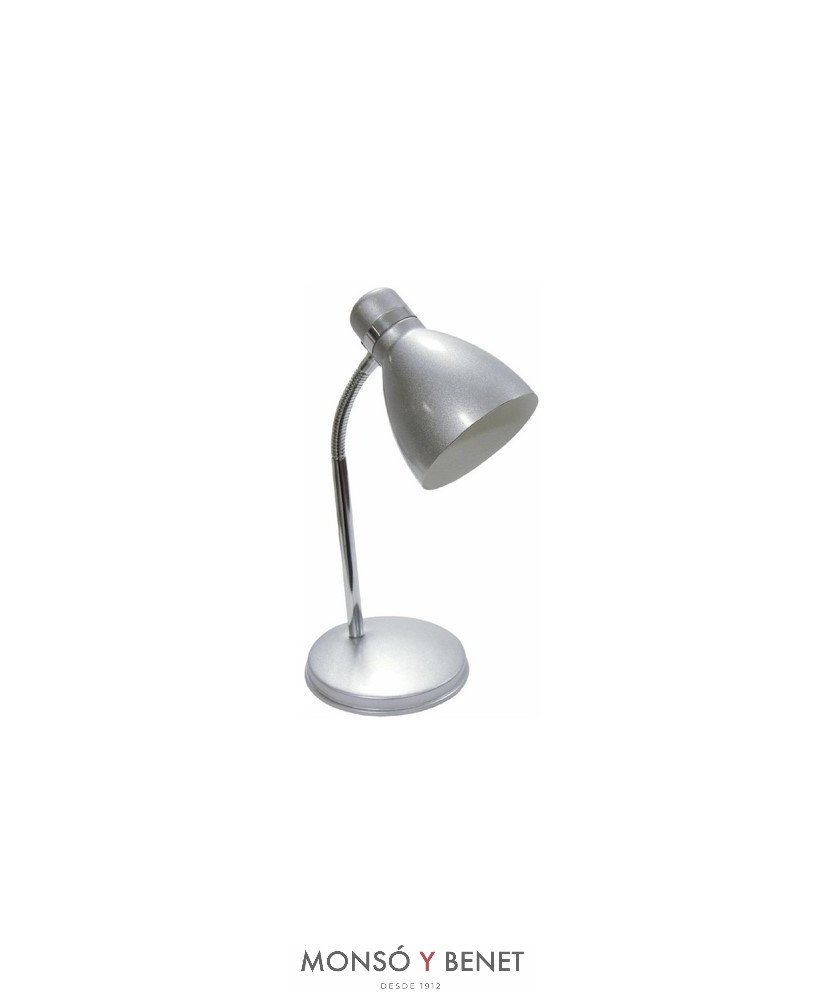 FLEXO SOBREMESA ESPAN GRIS METAL.