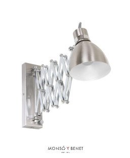 APLIQUE EXTENSIBLE DIMABLE B-6290 E27 ACERO PULIDO