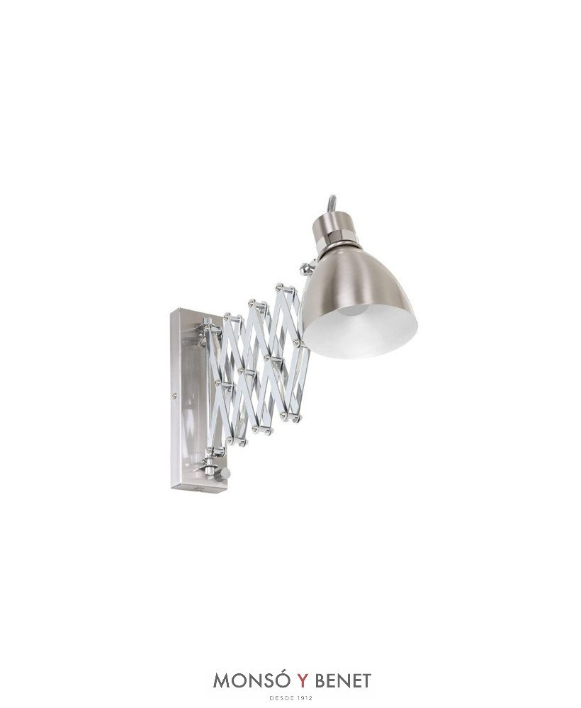 APLIQUE EXTENSIBLE DIMABLE B-6290 E27 ACERO PULIDO