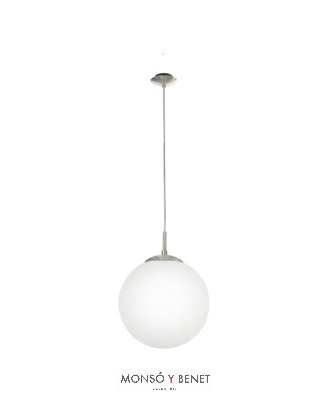 LÁMPARAS DE TECHO LED BARATAS COLGANTE 30C.C-263 NIQ.MATE OPAL