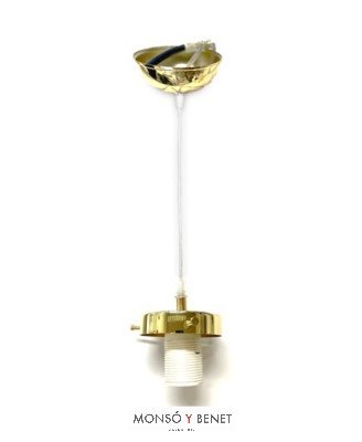 COLGANTE MONTURA BARRILETE M-7808 DORADO