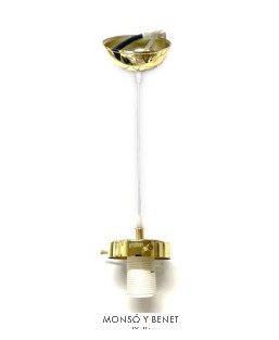 COLGANTE MONTURA BARRILETE M-7808 DORADO