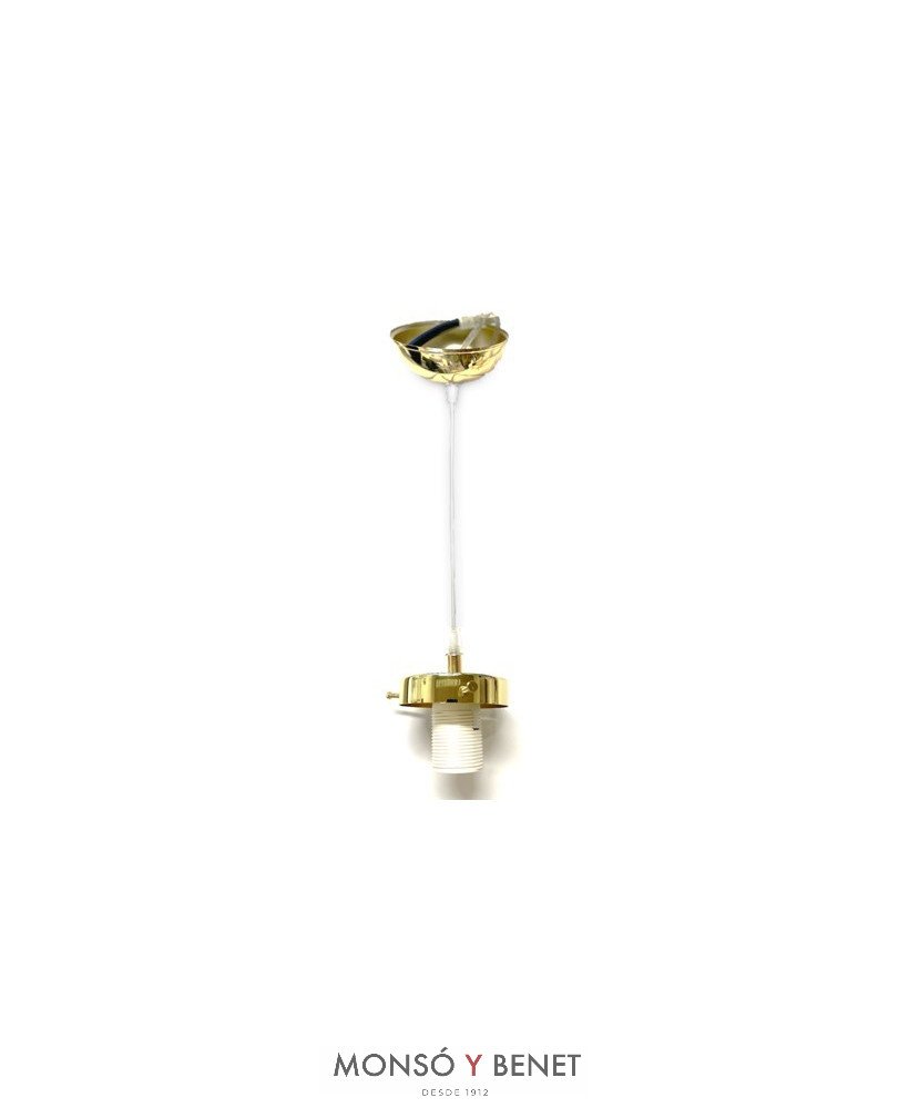 COLGANTE MONTURA BARRILETE M-7812 DORADO
