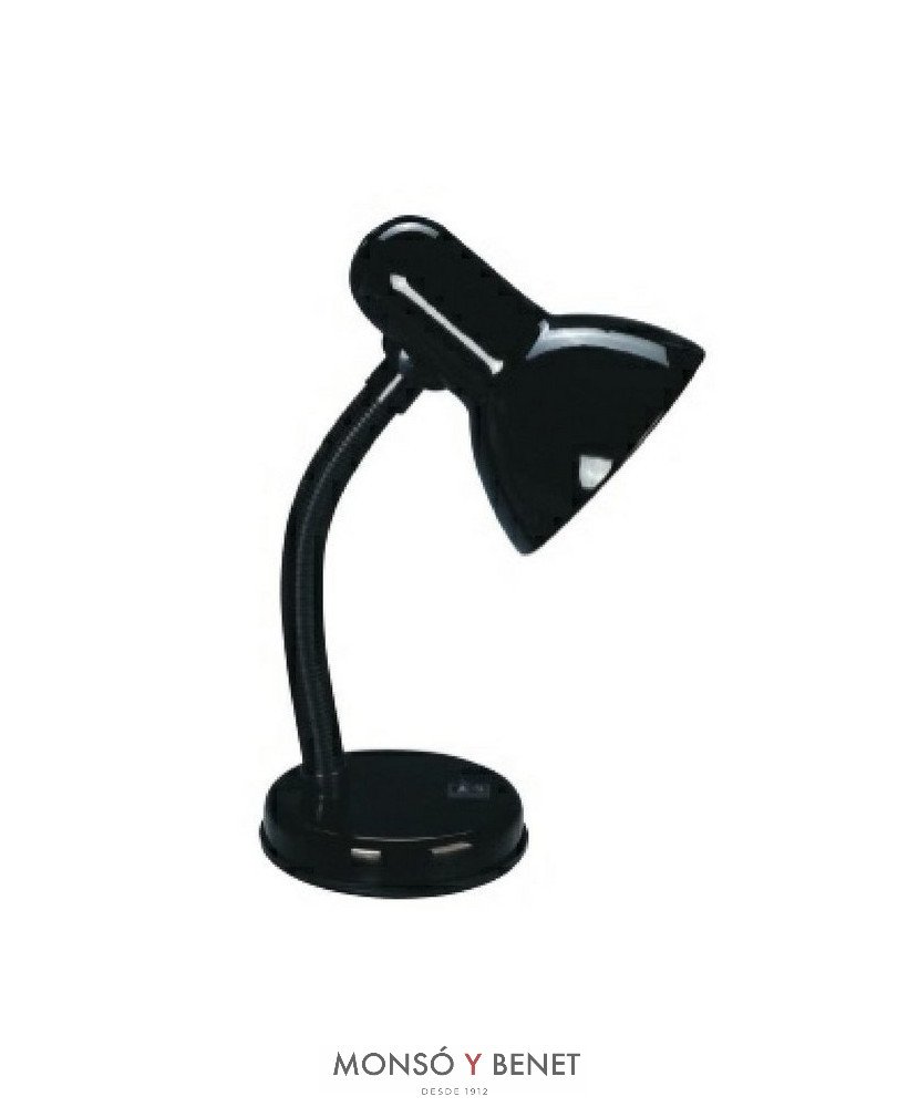 FLEXO SOBREMESA ESTUDIO E27 REF. 8289 NEGRO