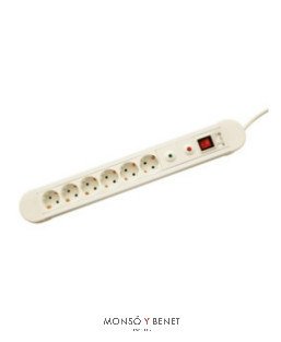 BASE 6T+CABLE+TOMA TIERRA No. 786 BLANCO