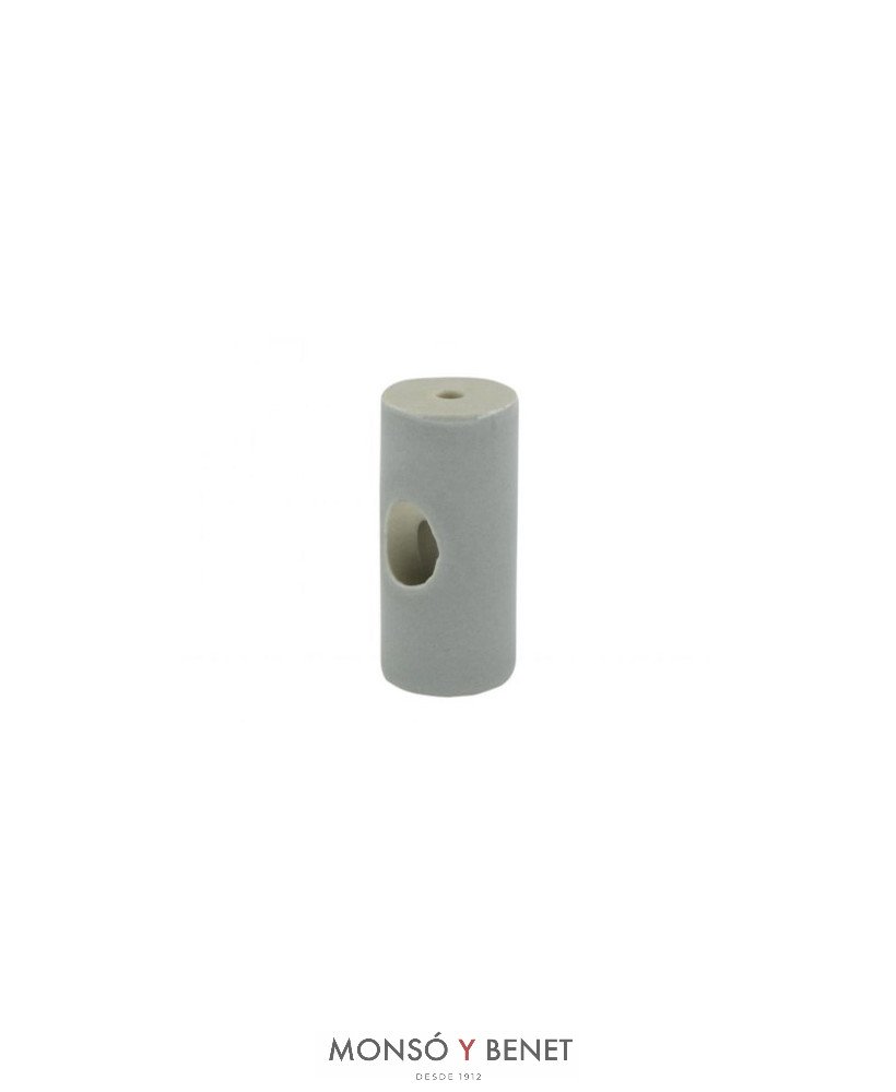 PACK 5 SOPORTES PORCELANA CABLE BAJANTE RECTO ZATAL-R-P B