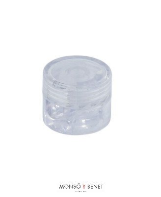 PACK 5 SOPORTES CABLE SP-151 T5 PLASTICO TRANSPARENTE