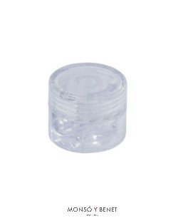 PACK 5 SOPORTES CABLE SP-151 T5 PLASTICO TRANSPARENTE