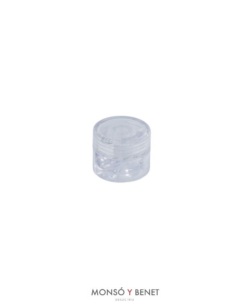 PACK 5 SOPORTES CABLE SP-151 T5 PLASTICO TRANSPARENTE