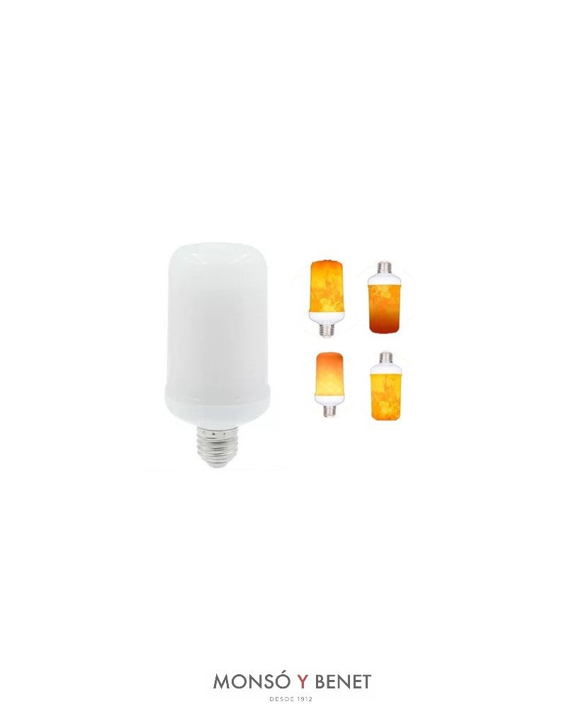 BOMBILLA LED LLAMA 230V 6W 06LLN1 E27 1300K GRAVITY